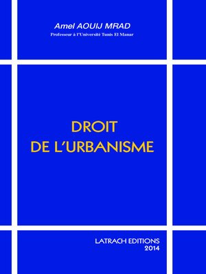 cover image of Droit de L'urbanisme